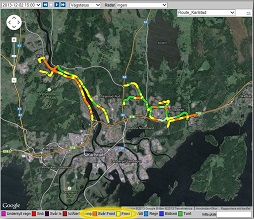 Termisk mappning av ert vägnäts yttemperatur visar var de kritiska punkterna finns.